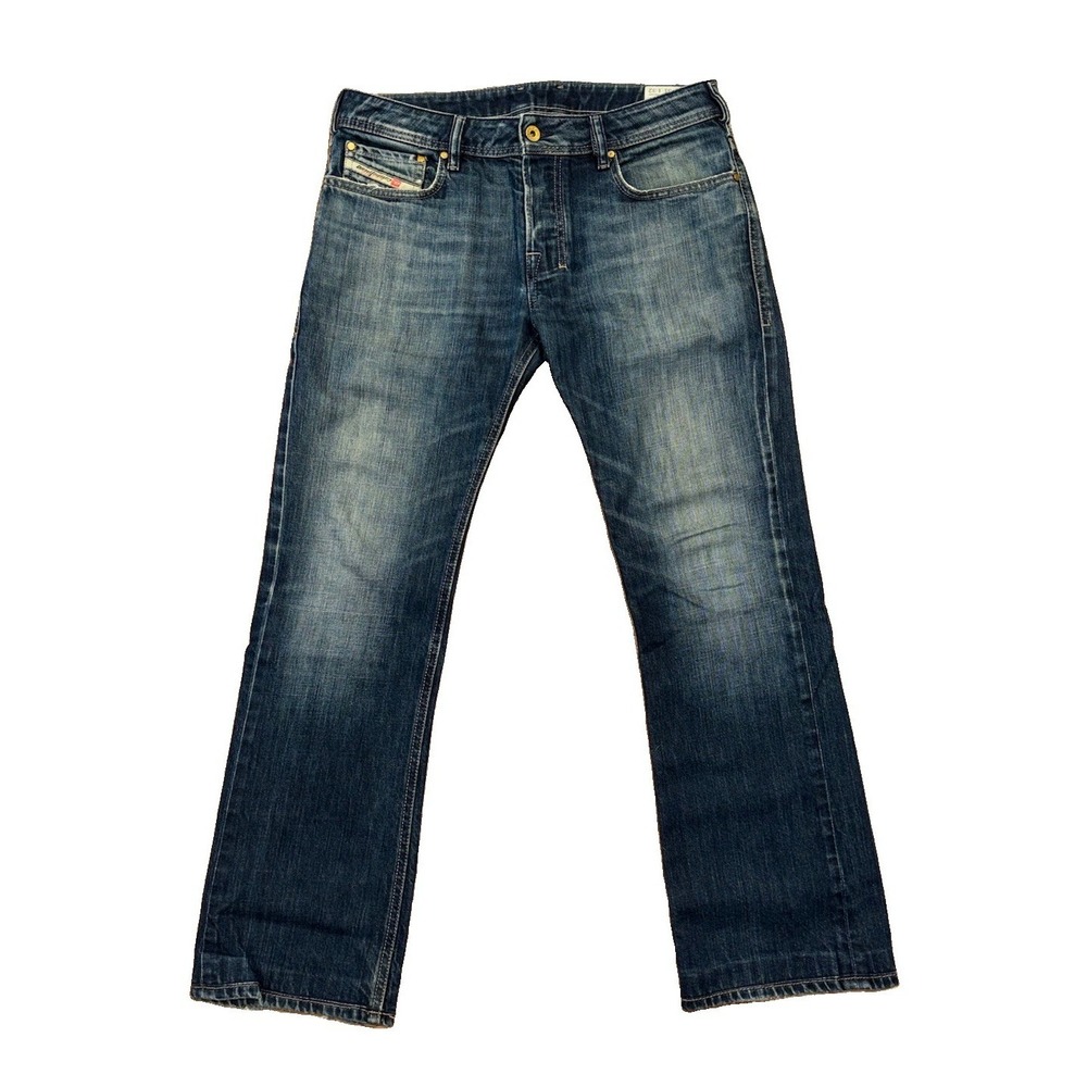Diesel Zatiny Bootcut Jeans Blue Wash 008FC Mens Size 31x32